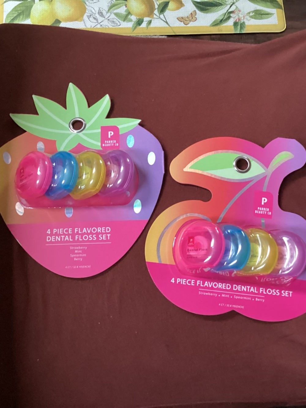 Parker Beauty Co flavored dental floss sets bundle NEW